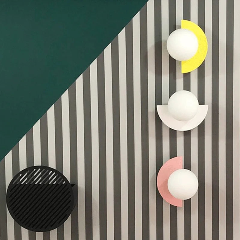 DecorBites™ Kids' Macaron LED Wall Lamp for Living Room & Children's Room