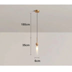 Wabi-Sabi Cream Stone Pendant Light