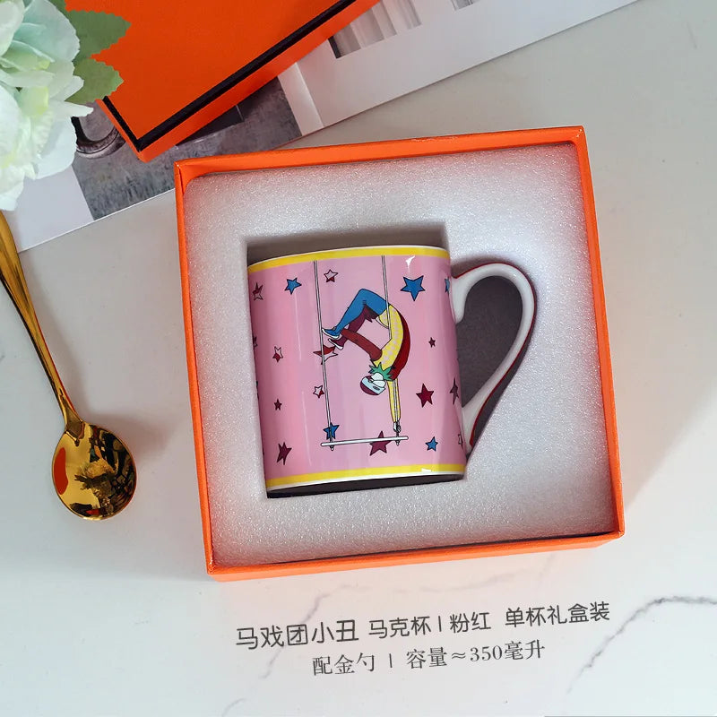 طقم أدوات مائدة للأطفال من DecorBites™ Circus Troup - أطباق، أوعية، كوب، قدر، صحن - هدية للأطفال