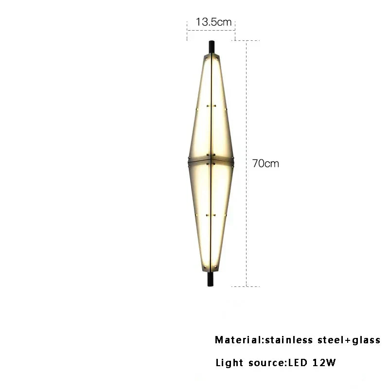 DecorBites™ Glass Cone Chandelier: Height Adjustable Luxury Art Indoor Pendant Lamp