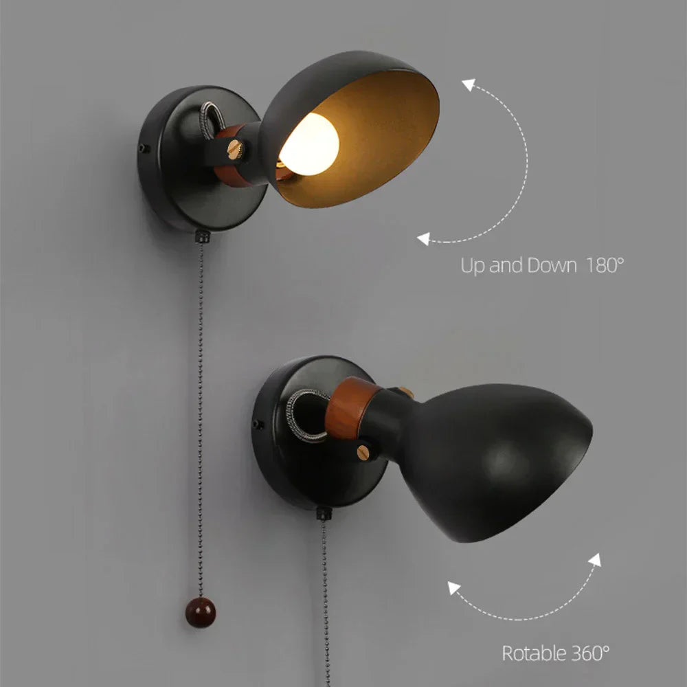 DecorBites™ LED Wall Sconce With Switch, Nordic Design for Bedside, Study, Living Room