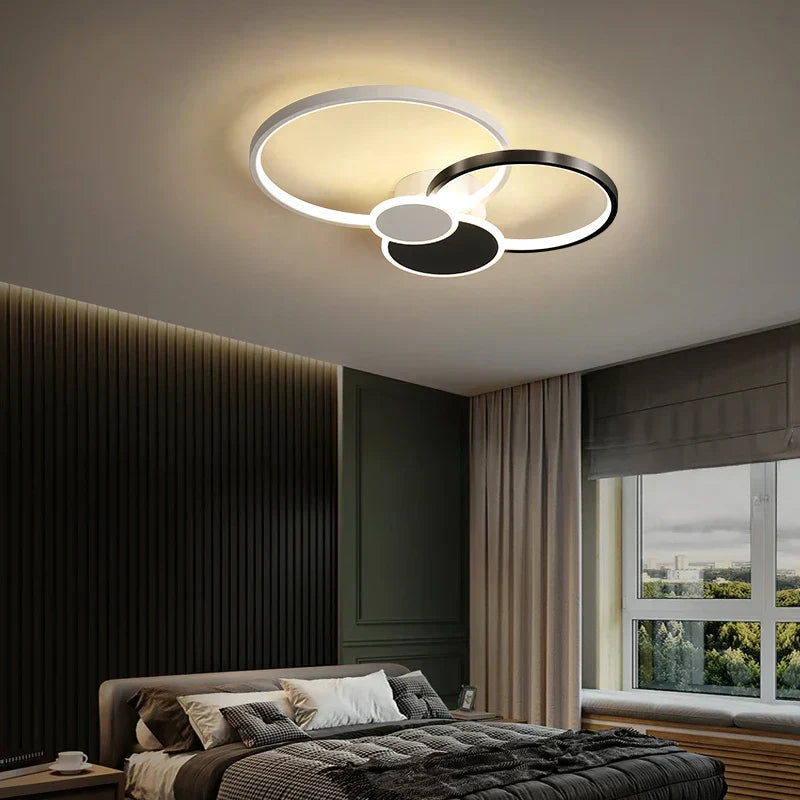 DecorBites™ Acrylic Chandelier Light Modern Minimalist Ceiling Lamp for Living Dining Bedroom