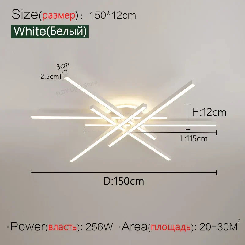 2023 DecorBites™ Nordic LED Ceiling Chandelier for Living, Dining, and Bedroom