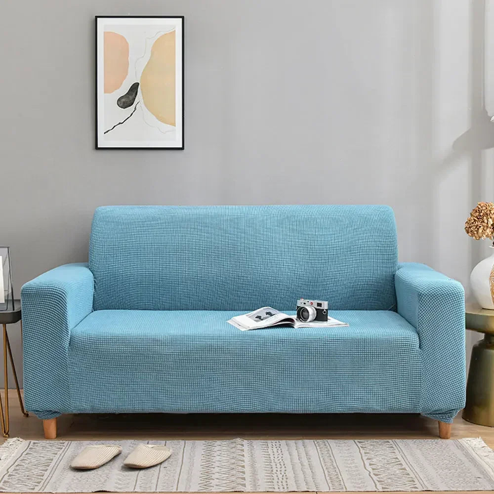 DecorBites™ 3D Quilted Thicken Sofa Cover Stretch Spandex Polyester Couch Slipcover