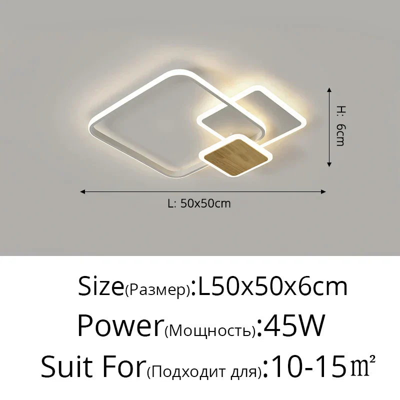 ثريات DecorBites™ LED إضاءة داخلية عصرية قابلة للتعتيم للزينة المنزلية