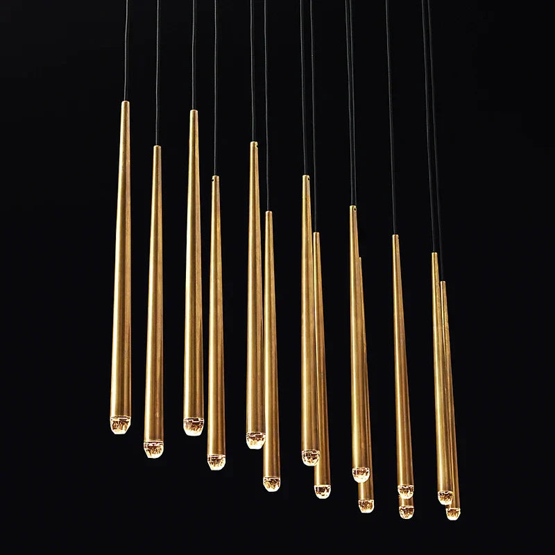 DecorBites™ Crystal LED Chandelier for Stylish Home Lighting & Elegant Decor