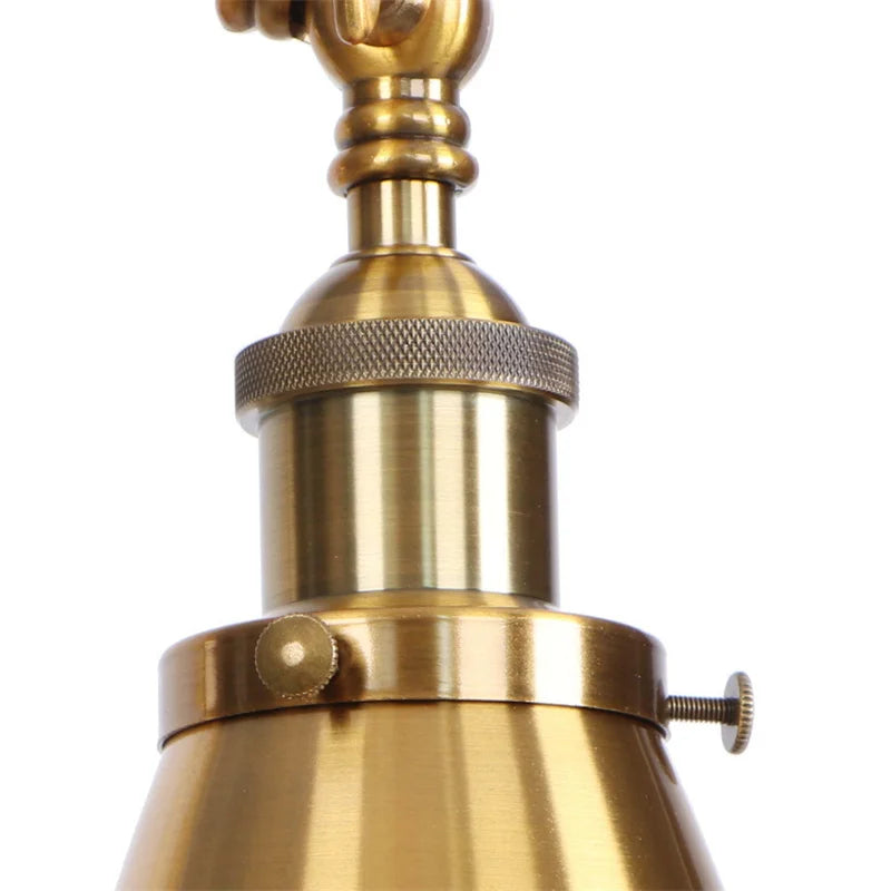 مصباح حائط DecorBites™ LED بذراع طويل مع مفتاح سحب لسلسلة للمنزل والفندق والحمام