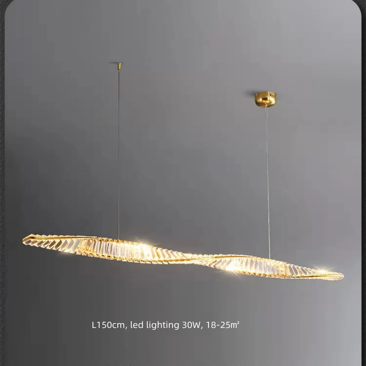 DecorBites™ Dimmable Crystal Wall Sconce | Luxury Gold Steel Light Fixture