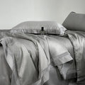 DecorBites™ Leopard Jacquard Summer Quilt Bedding Set with Bed Sheet & Pillowcase