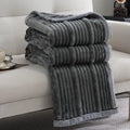 DecorBites™ Light Luxury Sofa Blanket: Cozy Warmth for Home, Office, and Bedroom