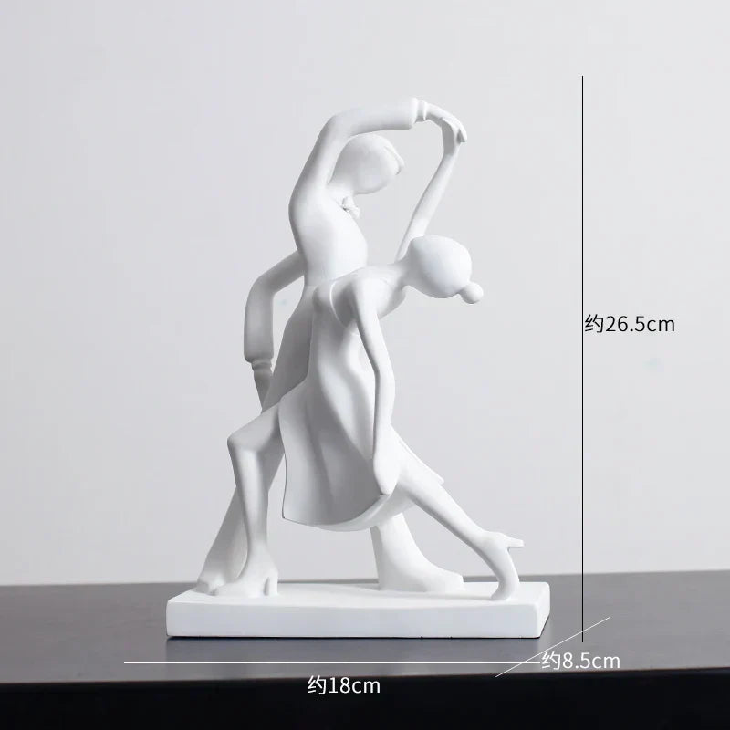 DecorBites™ Abstract Resin Sculpture Modern Desk Decoration Minimalist Figures Ornaments