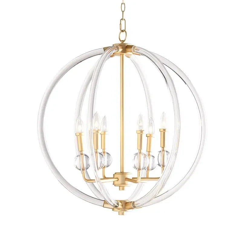 DecorBites™ Country Industrial Ball Chandelier for Home Decor, Bedroom, Living & Dining Room