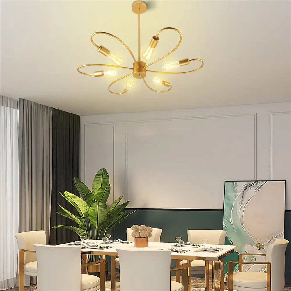 ثريا فروع LED من DecorBites™ لإضاءة غرفة المعيشة وغرفة النوم والمطبخ