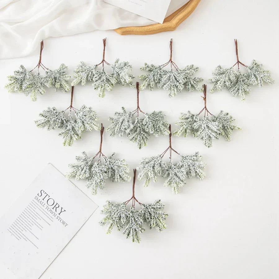 أغصان جولدن فروست الاصطناعية من DecorBites™ لديكور المنزل وحفلات الزفاف وخلفيات التصوير الفوتوغرافي