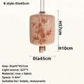 DecorBites™ Bamboo Lantern Pendant: Handmade Fabric Shade for Elegant Hotel and Restaurant Lighting