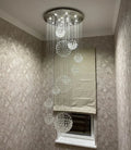 DecorBites™ Crystal Ball Design Chandelier Set - Large Elegant Lustre Lights D80xH300cm