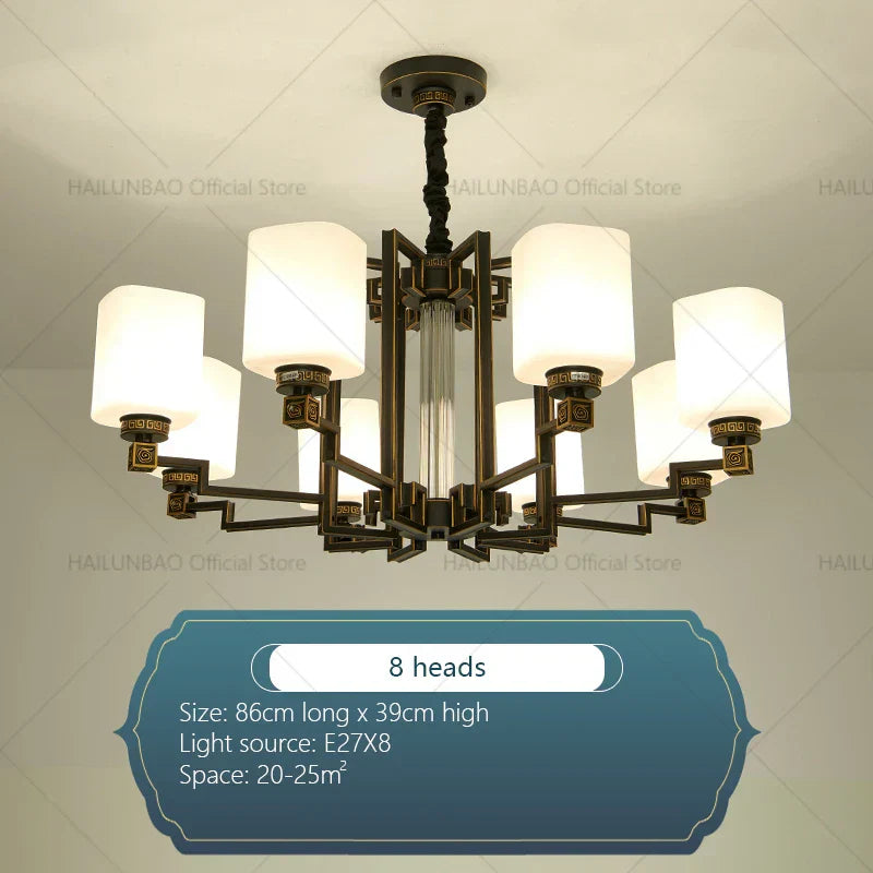 2024 New Duplex Villa Chandelier: DecorBites™ High Jump Floor Hollow Lamps Lighting