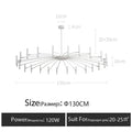 Minimalist Metal G9 Pendant Chandelier