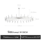 Minimalist Metal G9 Pendant Chandelier