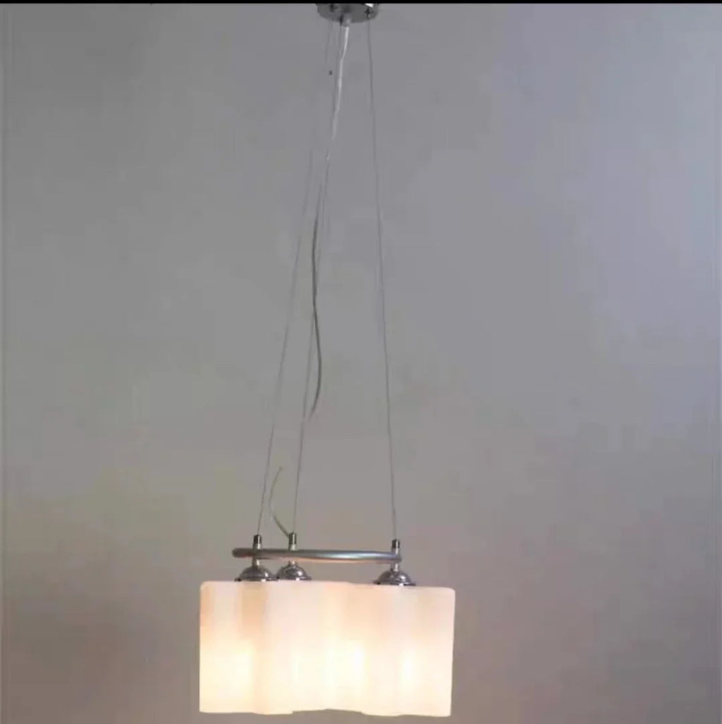 DecorBites™ Cloud Glass LED Ceiling Light: Modern Minimalist Circular Design for Bedroom, Hallway, Restaurant