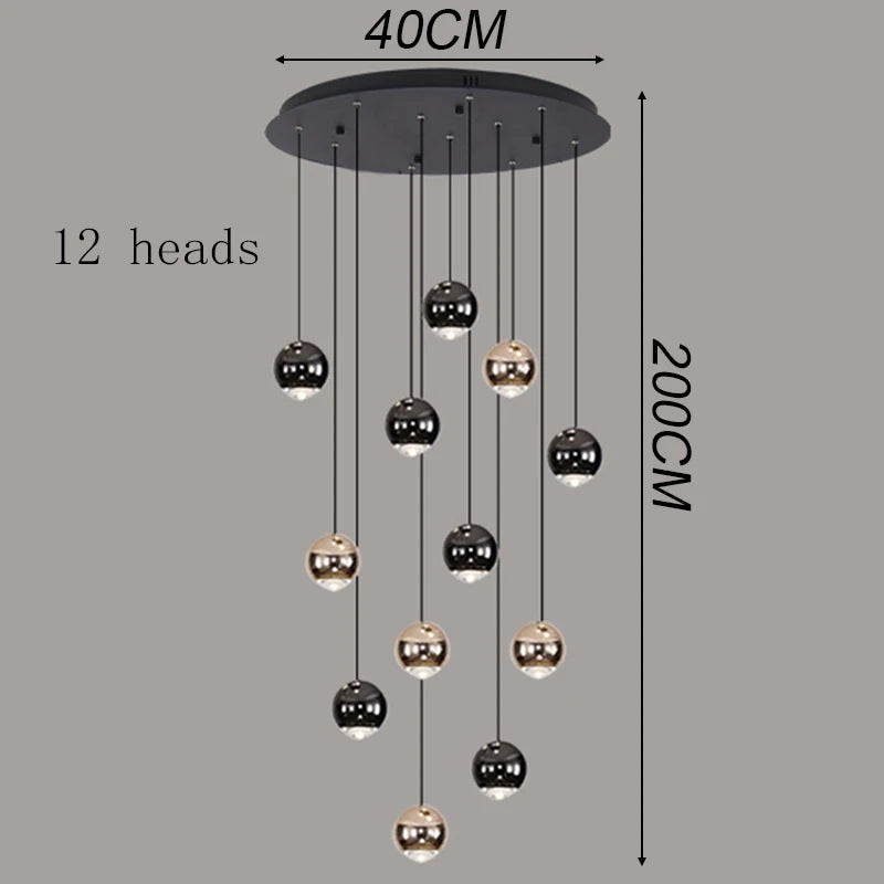 Modern Ring Acrylic Pendant Chandelier Light
