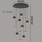 Modern Ring Acrylic Pendant Chandelier Light