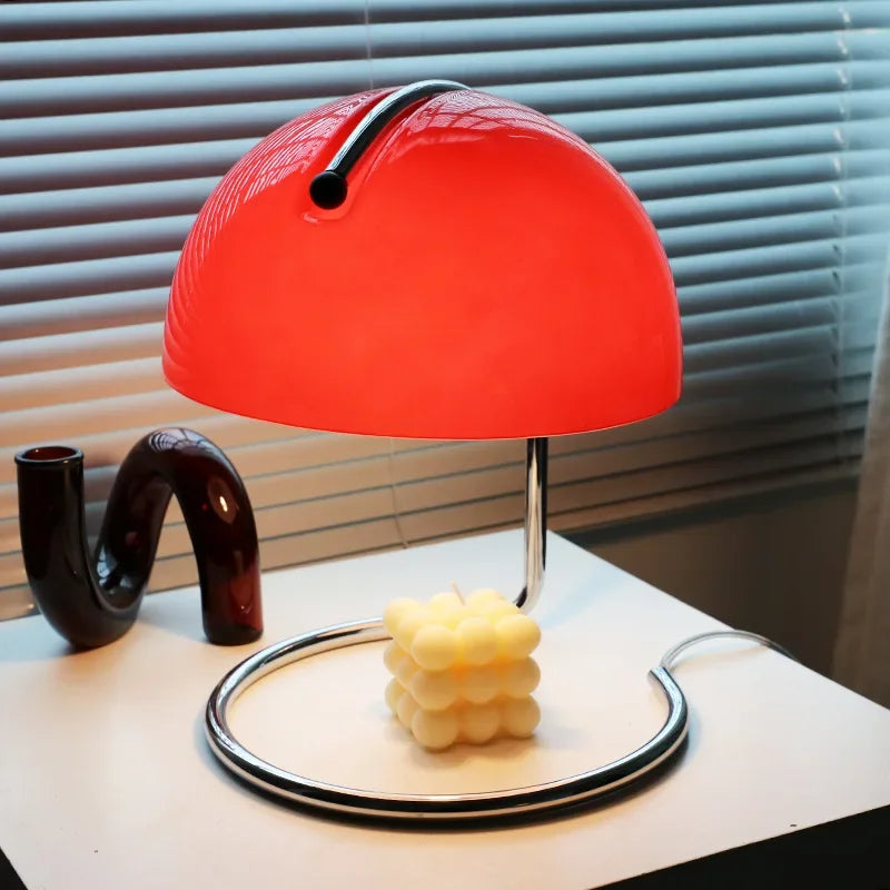 DecorBites™ Bauhaus Mushroom Modern LED Desk Lamp for Bedroom Living Room with Fireless Aromatherapy