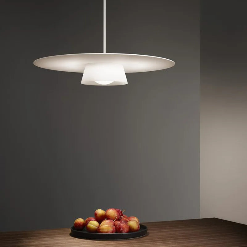 DecorBites™ Circular Coffee Shop Pendant Light: Creative Designer Homestay Lamp