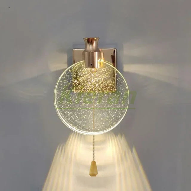 DecorBites™ Crystal LED Wall Lamp for Bedroom Living Room Decor