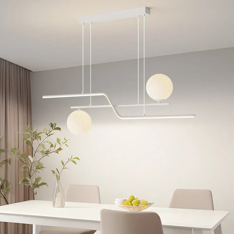 ثريا LED من DecorBites™: إضاءة داخلية عصرية لغرفة المعيشة والمطبخ والدرج
