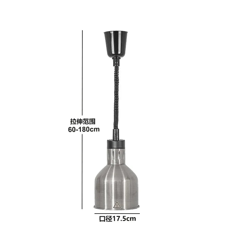 DecorBites™ Electric Heat Lamp: Adjustable Kitchen Fixture for Food Preservation