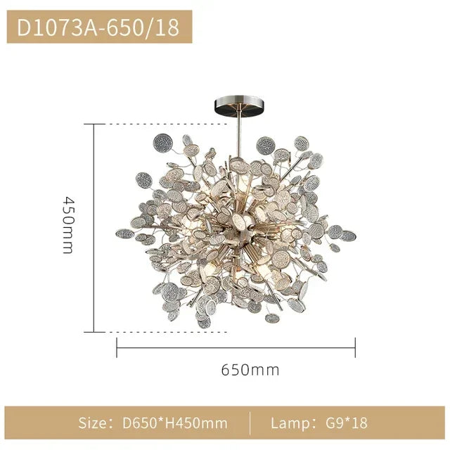 ثريا سقف LED DecorBites™ بتصميم إسكندنافي فاخر لإضاءة غرف المعيشة والطعام والنوم
