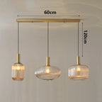 Modern Ring Glass Pendant Light