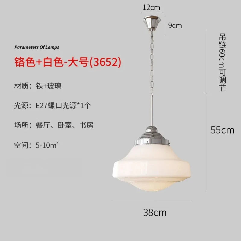 Modern Gold Glass Pendant Light