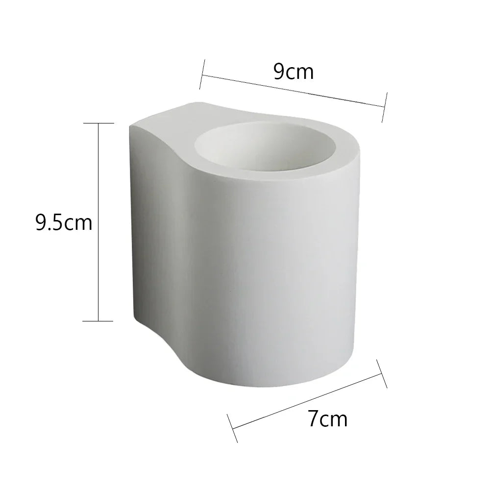 DecorBites™ Gypsum LED Wall Lamp 5W Sconces Modern Indoor Lighting Bedroom Living Room