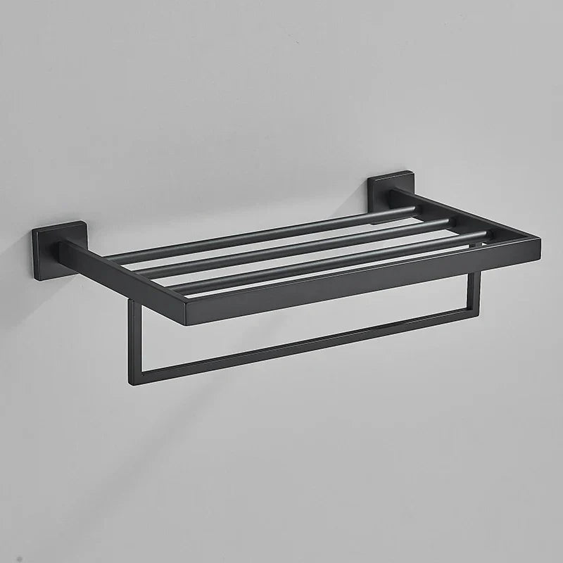 DecorBites™ 304 Stainless Steel Wall Mount Towel Rack Bathroom Accessories
