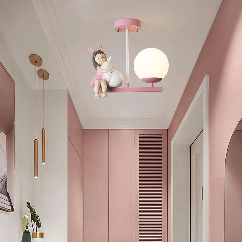 مصباح سقف LED لحماية العين بتصميم رسوم متحركة لغرفة الأطفال من DecorBites™