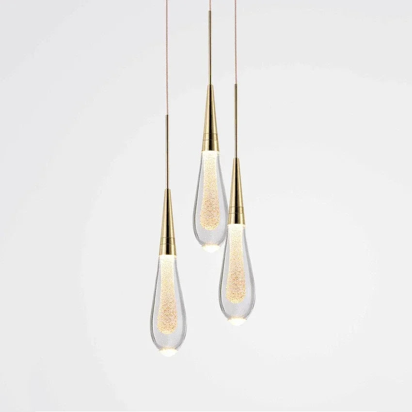 DecorBites™ Crystal Drop Chandelier: Elegant Lighting for Home Decor, Living Room, Dining Room, Lobby