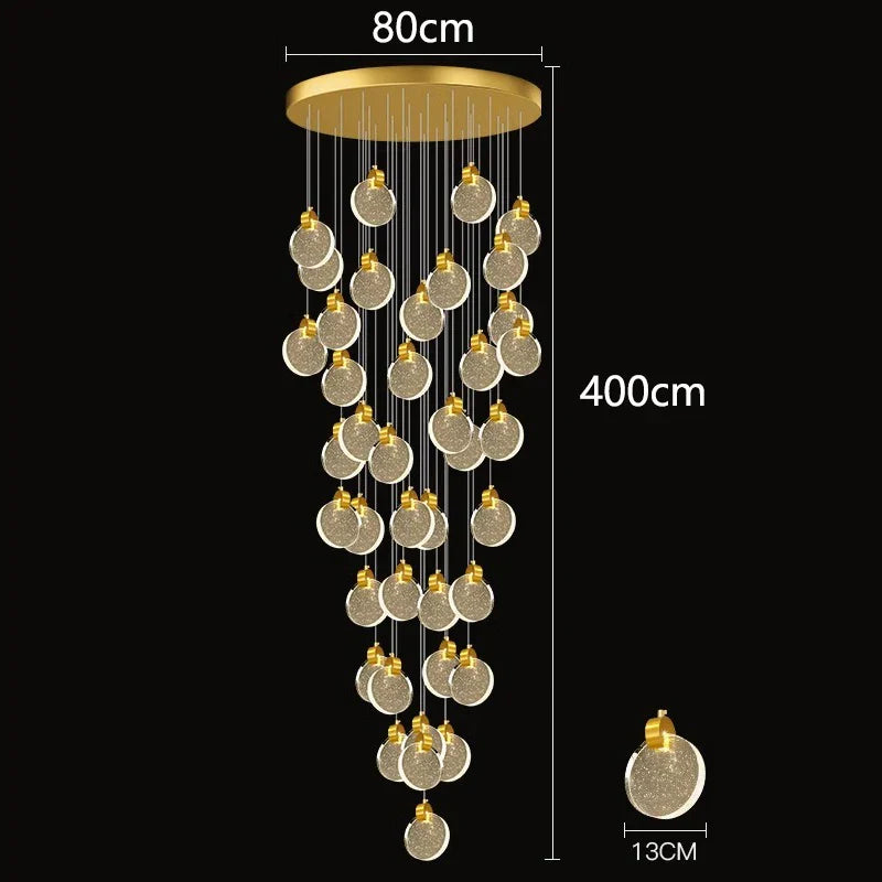 ثريات ديكور بايتس™ LED المتدلية لديكور المنزل العصري والإضاءة الداخلية