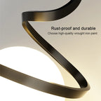 Nordic Glass Ball Pendant Light in Iron Finish