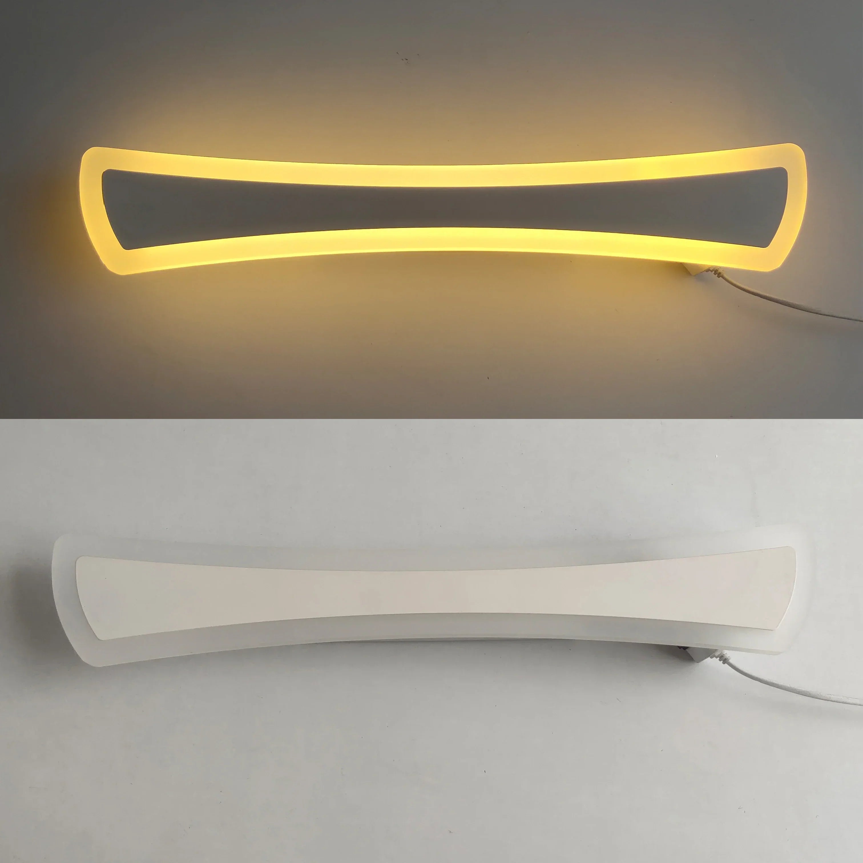وحدة إضاءة جدارية LED للحمام من DecorBites™ مقاس 40/52 سم - تركيبات إضاءة عصرية لديكور المنزل