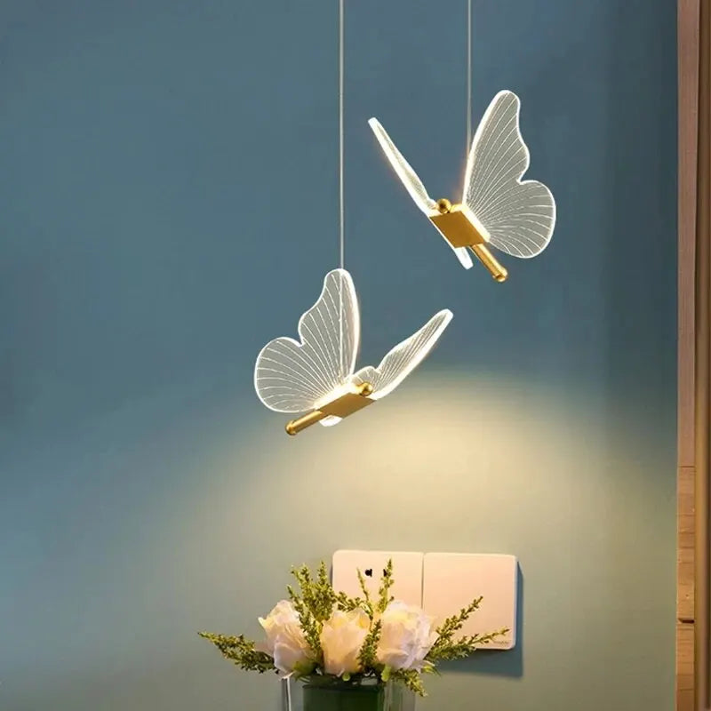 Nordic Butterfly Metal Pendant Light