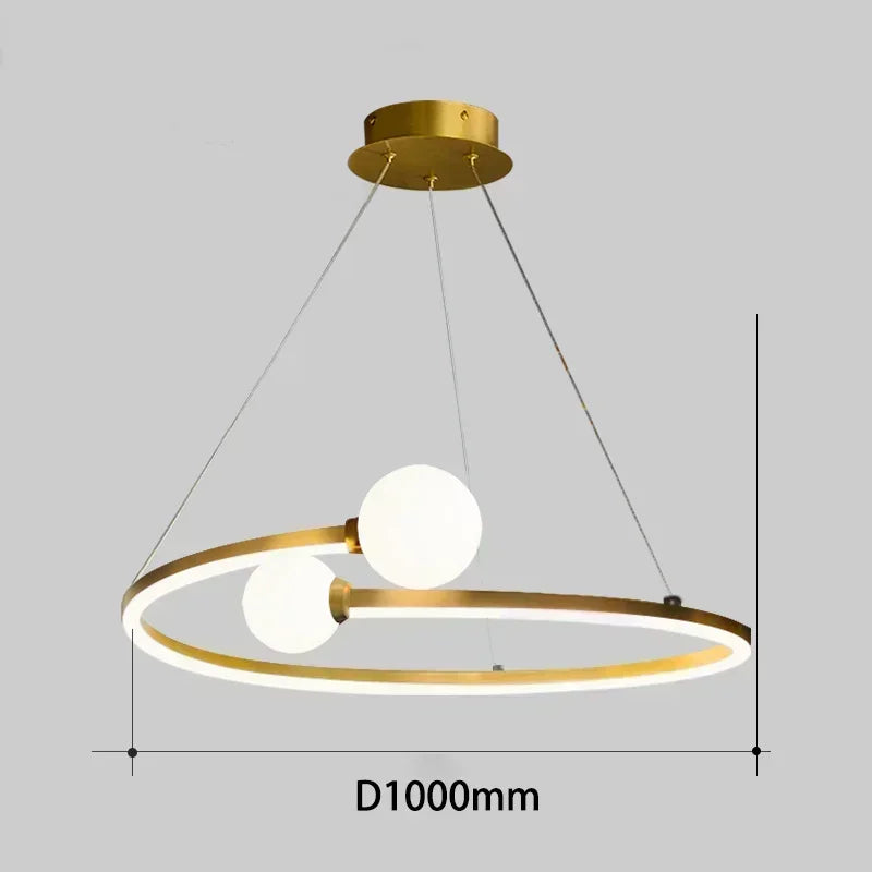 ثريا إضاءة LED حديدية DecorBites™، مثالية لغرفة المعيشة، المطعم، غرفة الدراسة، المطبخ، المرآب