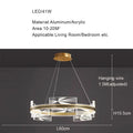 DecorBites™ Gold LED Pendant Lights Living Room Dining Hall Kitchen Bar Decor Lighting
