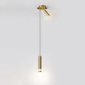 Modern Aluminum LED Pendant Light With Dual Spotlights