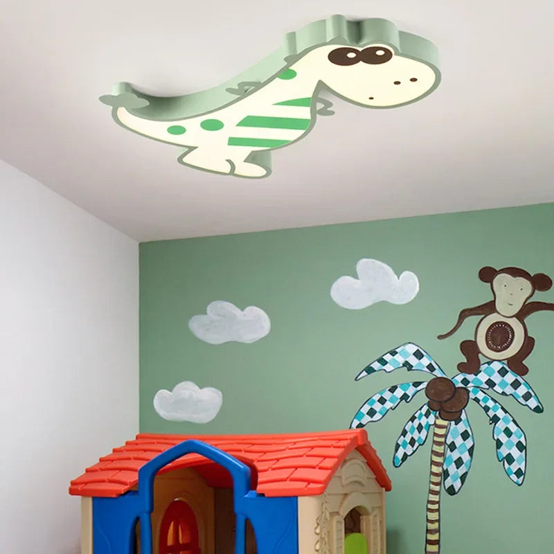 DecorBites™ Dinosaur LED Ceiling Lamp for Kids Room, Warm & Romantic Bedroom Light