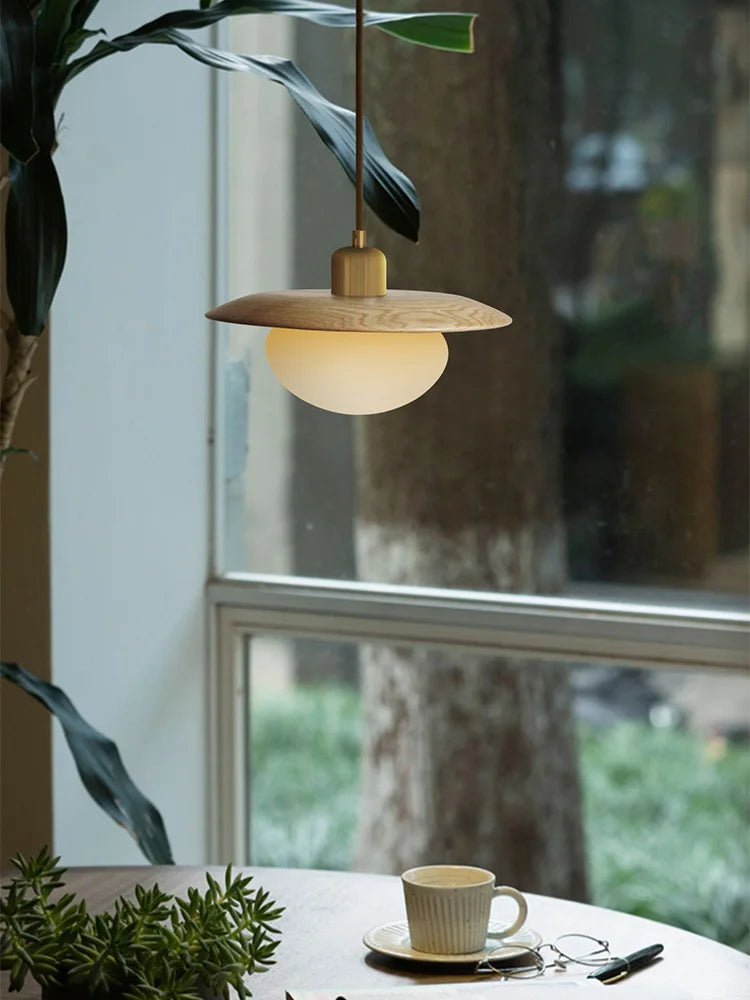 DecorBites™ Cream Wind Pendant Lights LED E27 Minimalist Modern Fixtures for Kitchen Island