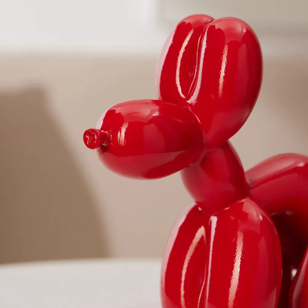 DecorBites™ Dog Balloon Poop Resin Sculpture Funny Pop Art Statue Home Decor