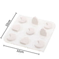 DecorBites™ Acrylic Tic-Tac-Toe Chessboard Set - Geometric Art Desk Decoration with Casual Chess Pieces