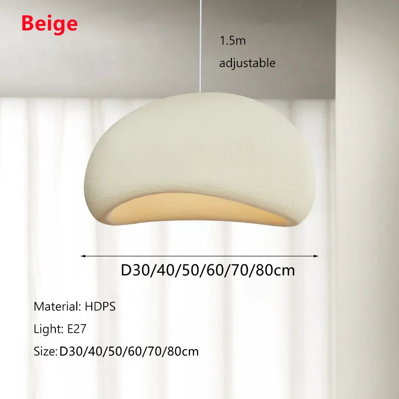 DecorBites™ Handmade Wabi Sabi LED Chandelier Modern Bedroom Lighting Pendant Lamp